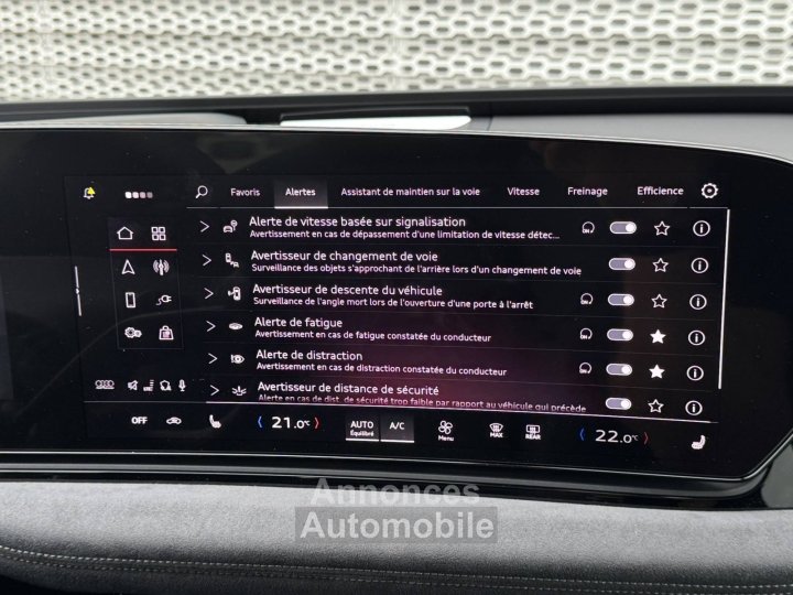 Audi A6 E-TRON AVANT e-tron Avant Performance 367 ch S line - 15