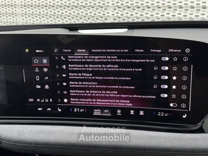 Audi A6 E-TRON AVANT e-tron Avant Performance 367 ch S line - 16