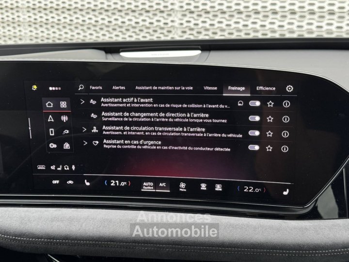 Audi A6 E-TRON AVANT e-tron Avant Performance 367 ch S line - 19