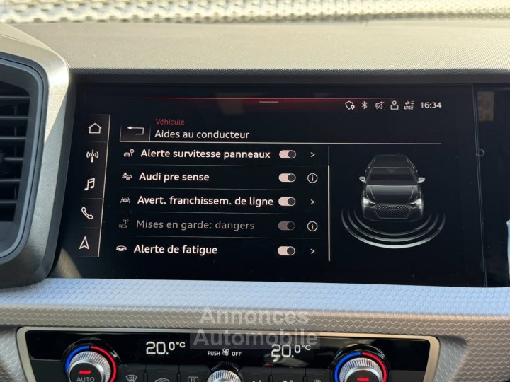 Audi A1 Sportback 30 TFSI 116 ch S tronic 7 S Line - 14