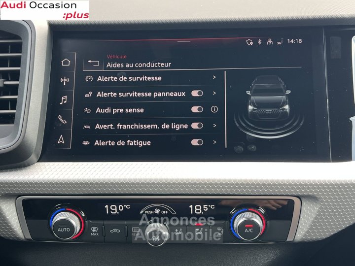 Audi A1 Sportback 30 TFSI 116 ch S tronic 7 S Line Plus - 16