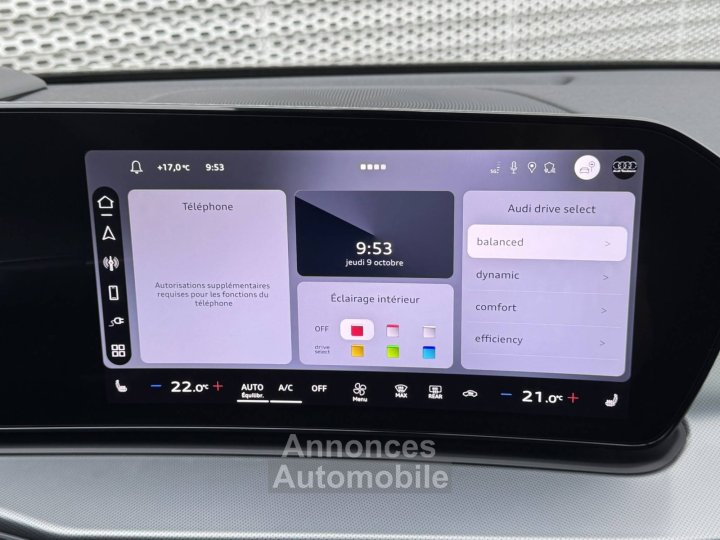 Audi Q3 HYBRIDE e-hybrid 272 ch S tronic 6 Design - 11