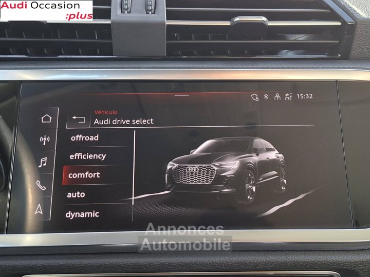 Audi Q3 Sportback 35 TDI 150 ch S tronic 7 Advanced - 22