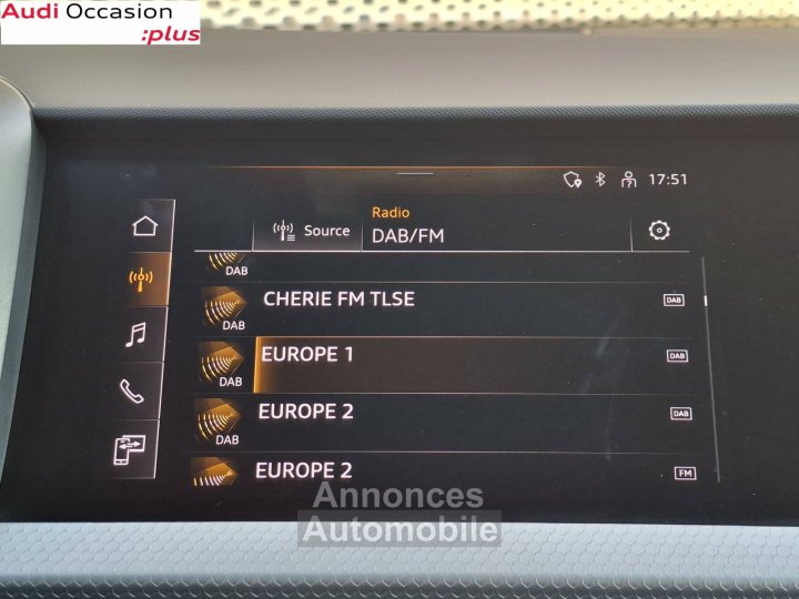 Audi A1 Sportback 35 TFSI 150 ch S tronic 7 S Line - 16