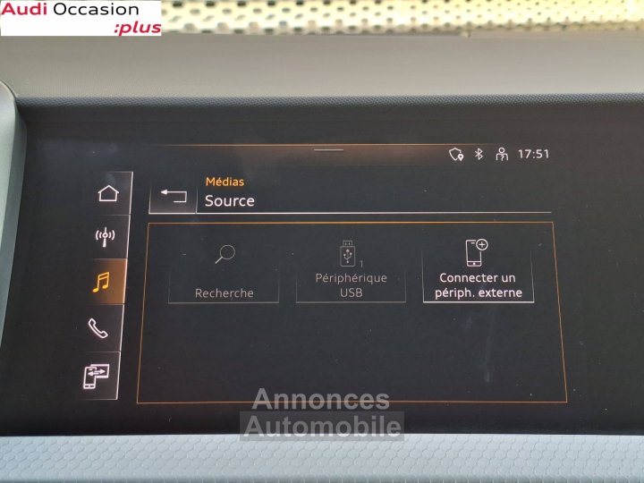 Audi A1 Sportback 35 TFSI 150 ch S tronic 7 S Line - 17