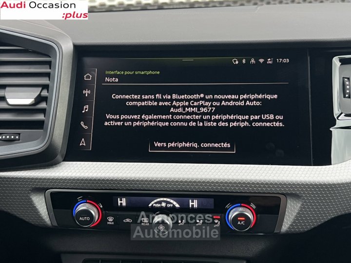 Audi A1 Sportback 30 TFSI 116 ch S tronic 7 S Line Plus - 12