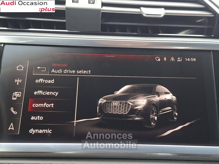 Audi Q3 Sportback 35 TDI 150 ch S tronic 7 Design - 24
