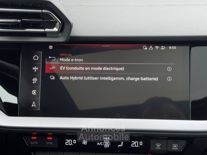 Audi A3 Sportback 40 TFSI e Hybride rechargeable 204 S tronic 6 S line - 14