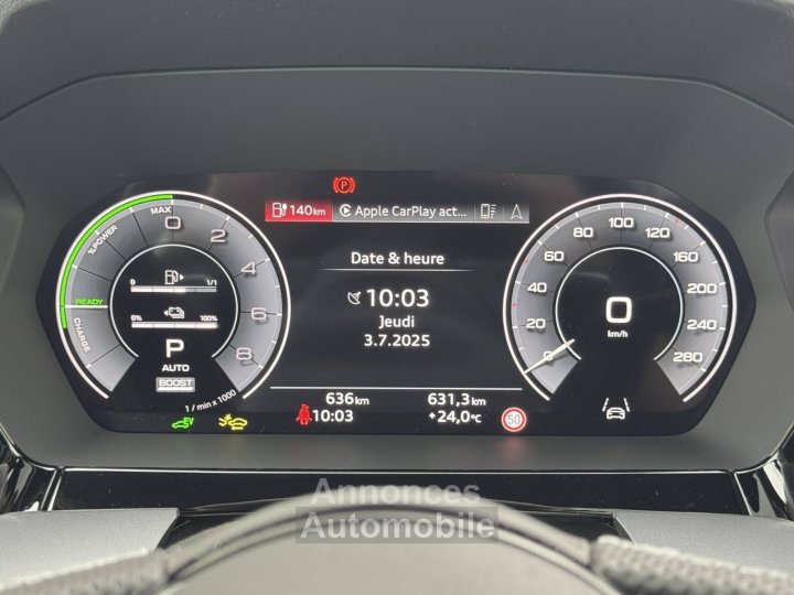 Audi A3 Sportback 40 TFSI e Hybride rechargeable 204 S tronic 6 S line - 35