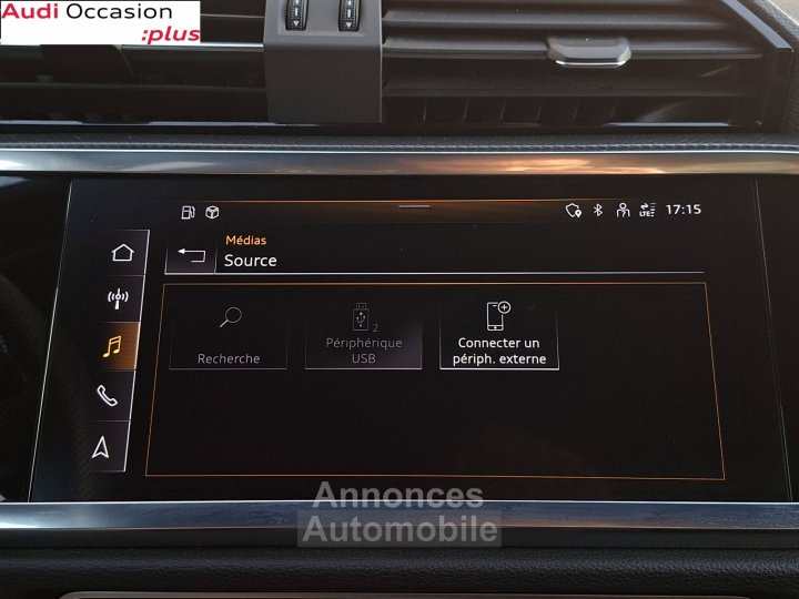 Audi Q3 Sportback 45 TFSIe 245 ch S tronic 6 S line - 22