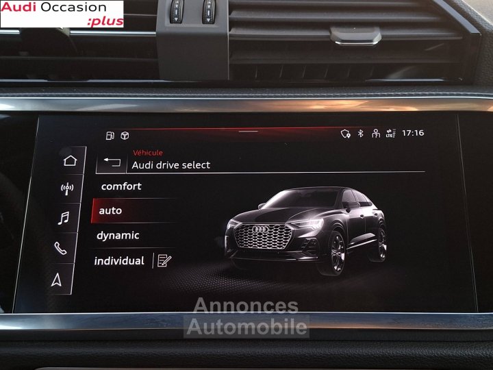 Audi Q3 Sportback 45 TFSIe 245 ch S tronic 6 S line - 27