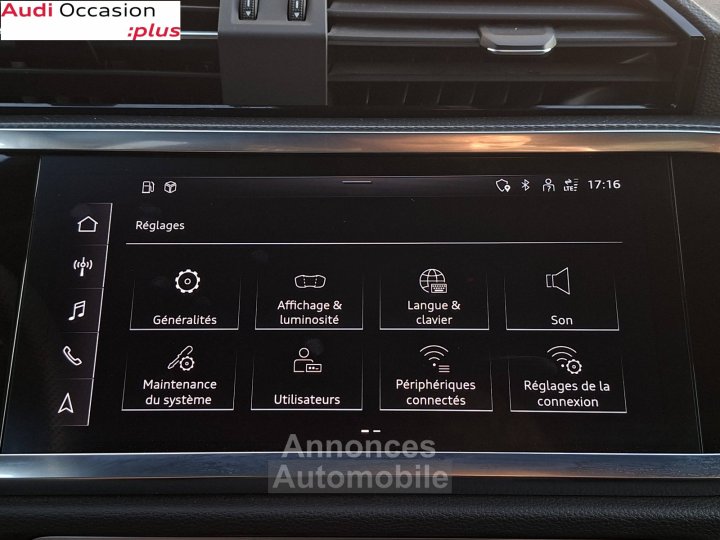 Audi Q3 Sportback 45 TFSIe 245 ch S tronic 6 S line - 33