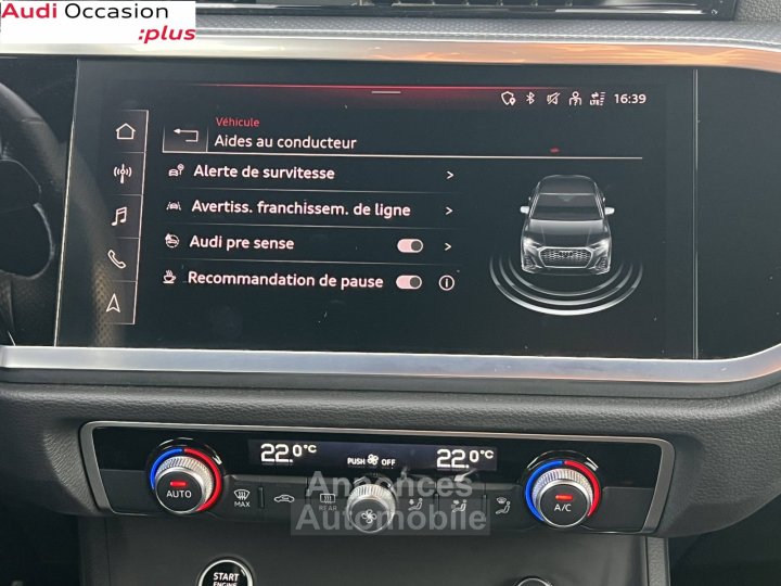Audi Q3 Sportback 40 TDI 200 ch S tronic 7 Quattro S line - 19