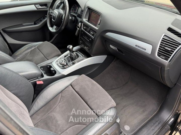Audi Q5 20 TDI 170Cv Quattro 4 Roue Motrices Clim-Semi Cuir Alcantara-Jante Alu-Garantie - 5