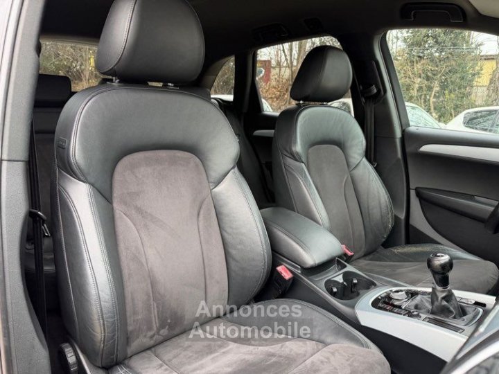 Audi Q5 20 TDI 170Cv Quattro 4 Roue Motrices Clim-Semi Cuir Alcantara-Jante Alu-Garantie - 8