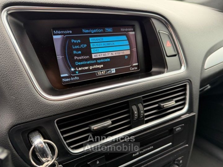 Audi Q5 20 TDI 170Cv Quattro 4 Roue Motrices Clim-Semi Cuir Alcantara-Jante Alu-Garantie - 12