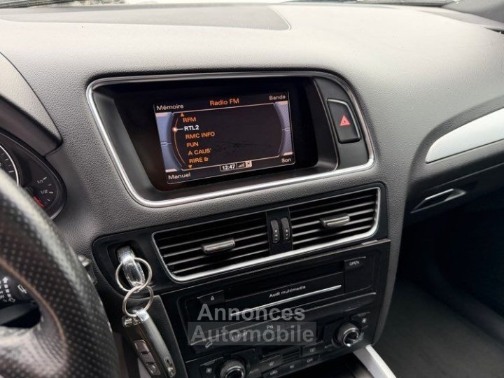 Audi Q5 20 TDI 170Cv Quattro 4 Roue Motrices Clim-Semi Cuir Alcantara-Jante Alu-Garantie - 13