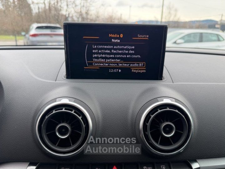 Audi A3 Sportback (8V) 14 TFSI 122Cv Ambition Luxe-Led-Xenon-GPS-Bluetooth Garantie 12 Mois - 13