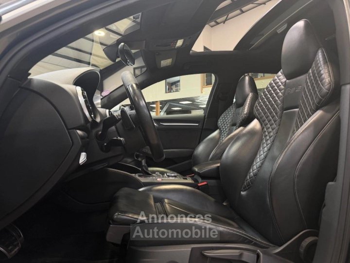 Audi RS3 SPORTBACK 25L TFSi QUATTRO S-TRONIC7 367CV - FULL OPTIONS - ENTRETIENS CONSTRUCTEUR - 12
