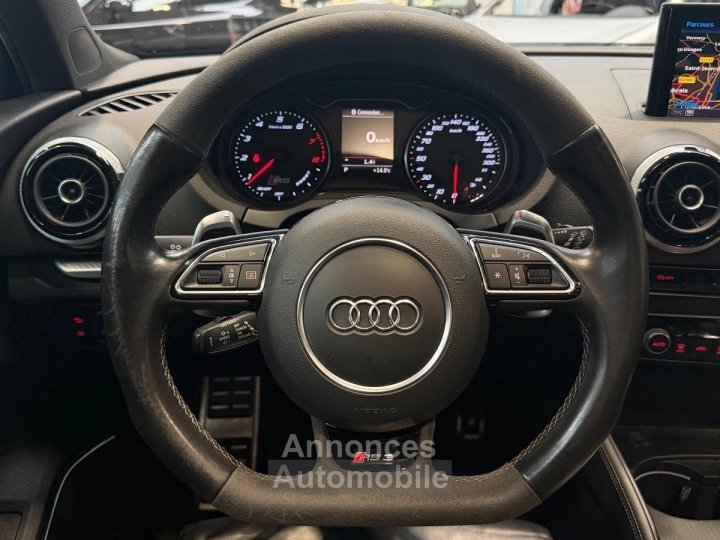 Audi RS3 SPORTBACK 25L TFSi QUATTRO S-TRONIC7 367CV - FULL OPTIONS - ENTRETIENS CONSTRUCTEUR - 17