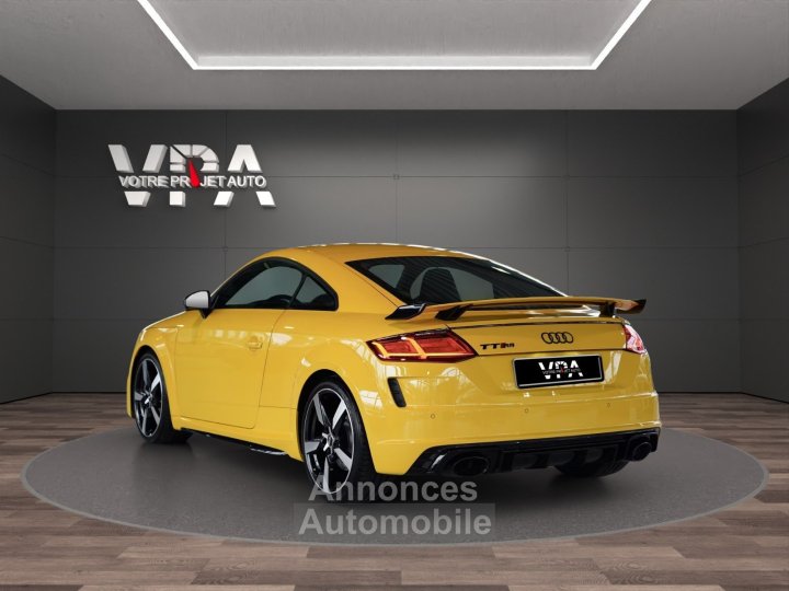 Audi TT RS TTrs &bull; 25 TFSI 400ch Quattro &bull; Jaune Vegas &bull; S tronic&bull; B&amp;O &bull; Virtual Cockpit &bull; Pack optique noir - 4