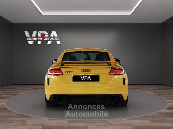 Audi TT RS TTrs &bull; 25 TFSI 400ch Quattro &bull; Jaune Vegas &bull; S tronic&bull; B&amp;O &bull; Virtual Cockpit &bull; Pack optique noir - 5