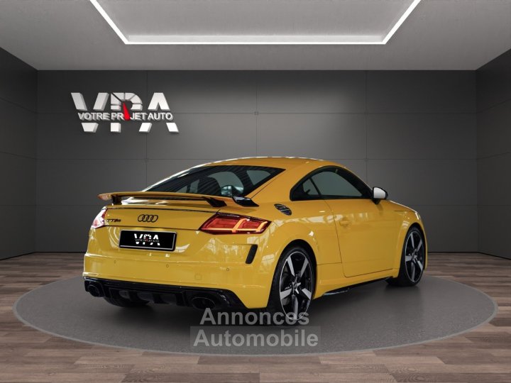 Audi TT RS TTrs &bull; 25 TFSI 400ch Quattro &bull; Jaune Vegas &bull; S tronic&bull; B&amp;O &bull; Virtual Cockpit &bull; Pack optique noir - 6