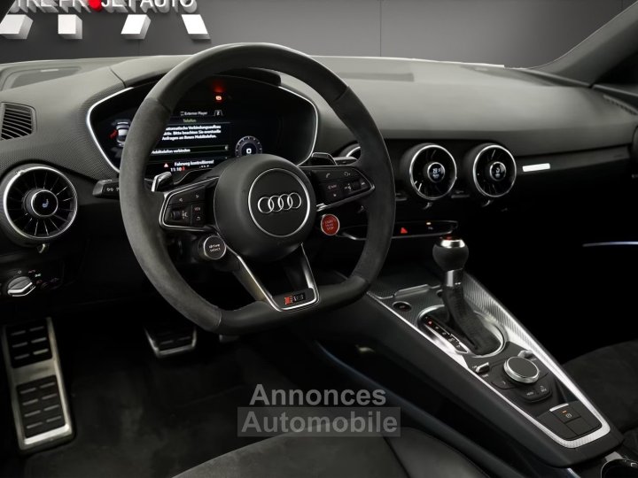 Audi TT RS TTrs &bull; 25 TFSI 400ch Quattro &bull; Jaune Vegas &bull; S tronic&bull; B&amp;O &bull; Virtual Cockpit &bull; Pack optique noir - 10