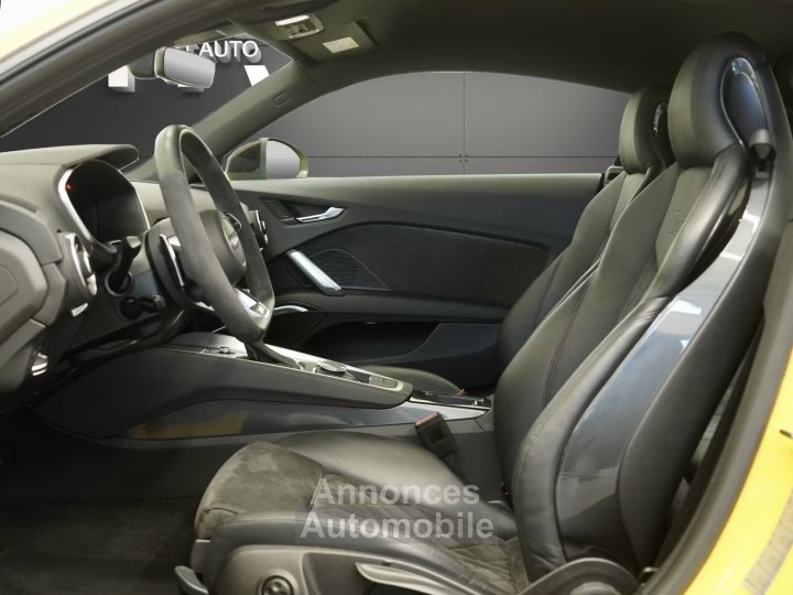 Audi TT RS TTrs &bull; 25 TFSI 400ch Quattro &bull; Jaune Vegas &bull; S tronic&bull; B&amp;O &bull; Virtual Cockpit &bull; Pack optique noir - 12