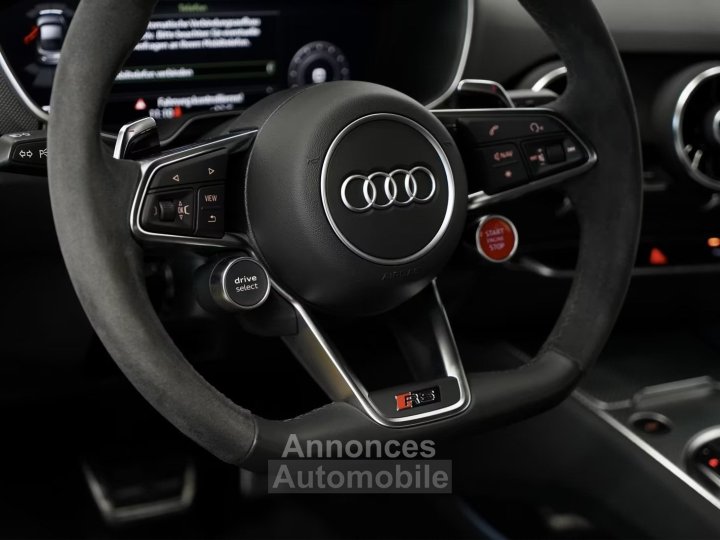 Audi TT RS TTrs &bull; 25 TFSI 400ch Quattro &bull; Jaune Vegas &bull; S tronic&bull; B&amp;O &bull; Virtual Cockpit &bull; Pack optique noir - 13