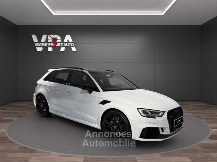 Audi RS3 Sportback 25 TFSI quattro &ndash; 400ch &bull; ABT &bull; Toit Ouvrant &bull; Bang &amp; Olufsen &bull; Cam&eacute;ra &bull; LED - 1