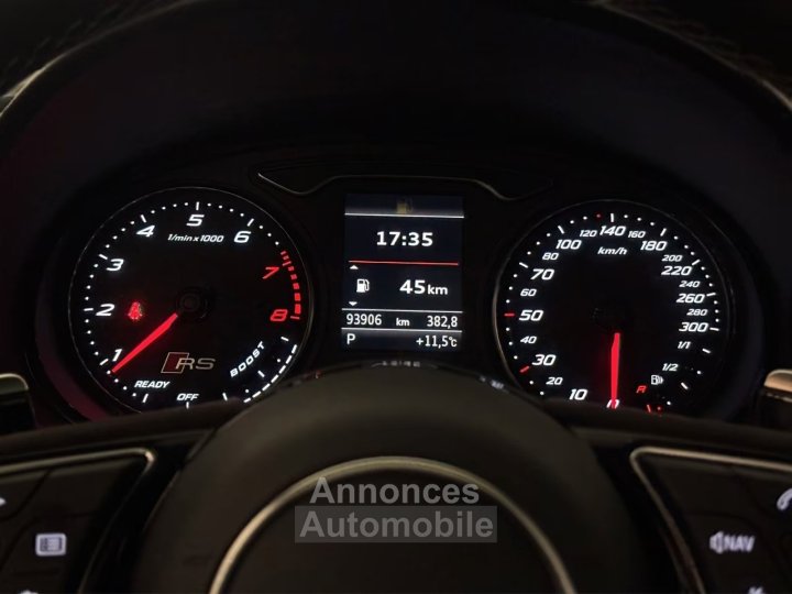 Audi RS3 Sportback 25 TFSI quattro &ndash; 400ch &bull; ABT &bull; Toit Ouvrant &bull; Bang &amp; Olufsen &bull; Cam&eacute;ra &bull; LED - 8