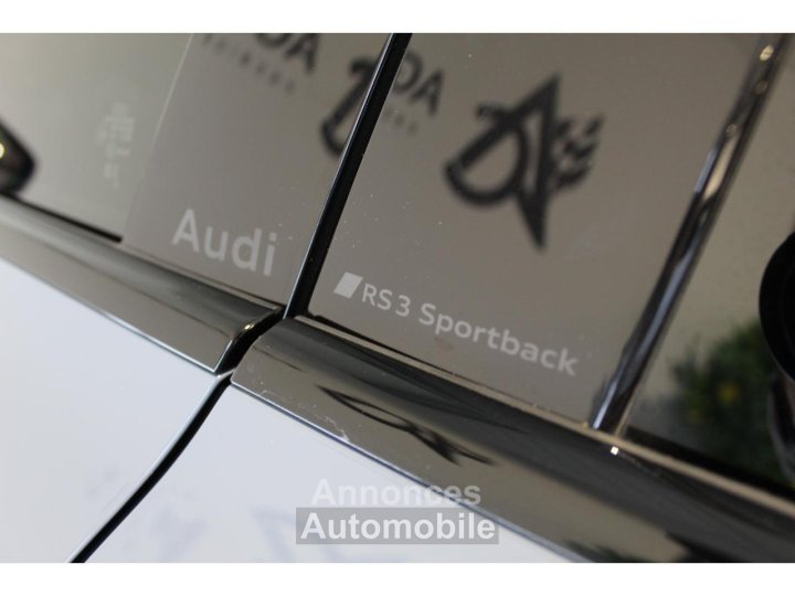 Audi RS3 SPORTBACK Quattro 25 TFSI - 400ch - BV S-tronic - PAS DE MALUS - GARANTIE - ENTRETIEN - 28