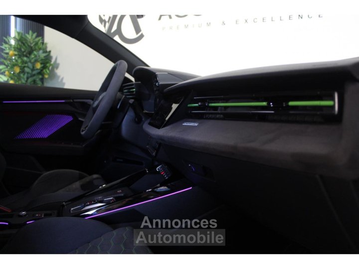 Audi RS3 SPORTBACK Quattro 25 TFSI - 400ch - BV S-tronic - PAS DE MALUS - GARANTIE - ENTRETIEN - 29