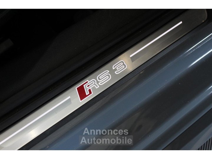 Audi RS3 SPORTBACK Quattro 25 TFSI - 400ch - BV S-tronic - PAS DE MALUS - GARANTIE - ENTRETIEN - 30