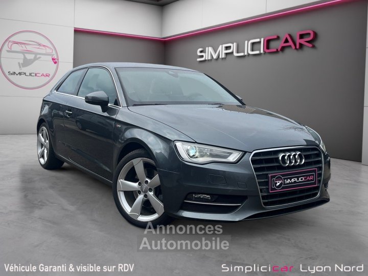 Audi A3 18 TFSI 180 S Line S tronic 7 Turbo neuf Attelage Garantie 12 mois - 1