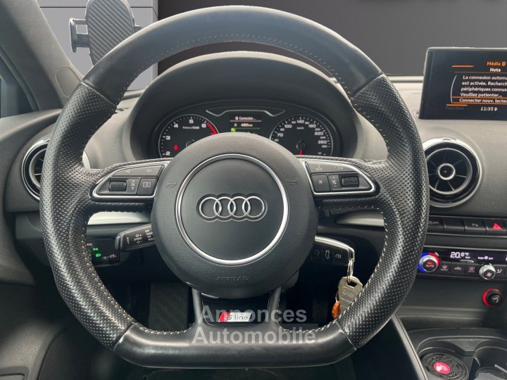 Audi A3 18 TFSI 180 S Line S tronic 7 Turbo neuf Attelage Garantie 12 mois - 13