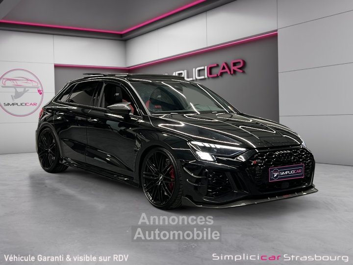 Audi RS3 SPORTBACK 25 TFSI 400 S tronic 7 Quattro ABT 1/200 MALUS PAY&Eacute; - TOIT PANORAMIQUE - MATRIX - BO - CAM&Eacute;RA - GARANTIE - 1