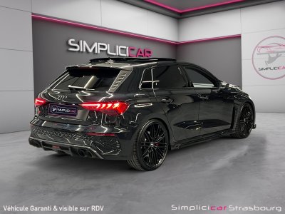 Audi RS3 SPORTBACK 25 TFSI 400 S tronic 7 Quattro ABT 1/200 MALUS PAY&Eacute; - TOIT PANORAMIQUE - MATRIX - BO - CAM&Eacute;RA - GARANTIE   - 3