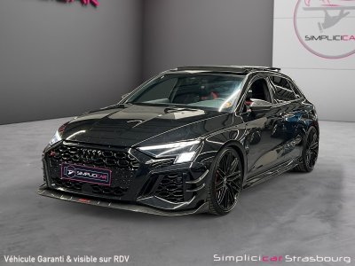 Audi RS3 SPORTBACK 25 TFSI 400 S tronic 7 Quattro ABT 1/200 MALUS PAY&Eacute; - TOIT PANORAMIQUE - MATRIX - BO - CAM&Eacute;RA - GARANTIE   - 4