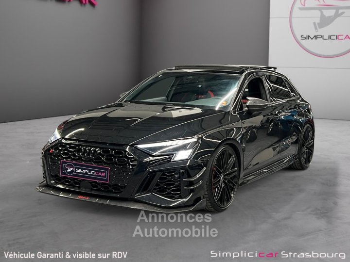 Audi RS3 SPORTBACK 25 TFSI 400 S tronic 7 Quattro ABT 1/200 MALUS PAY&Eacute; - TOIT PANORAMIQUE - MATRIX - BO - CAM&Eacute;RA - GARANTIE - 4