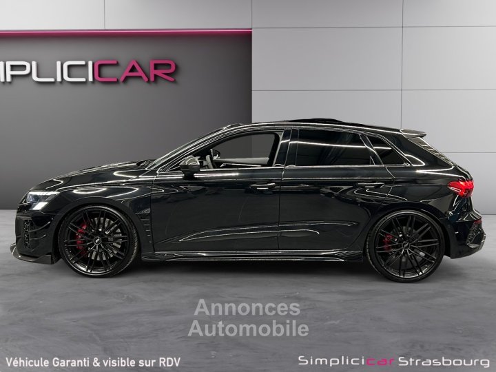 Audi RS3 SPORTBACK 25 TFSI 400 S tronic 7 Quattro ABT 1/200 MALUS PAY&Eacute; - TOIT PANORAMIQUE - MATRIX - BO - CAM&Eacute;RA - GARANTIE - 5