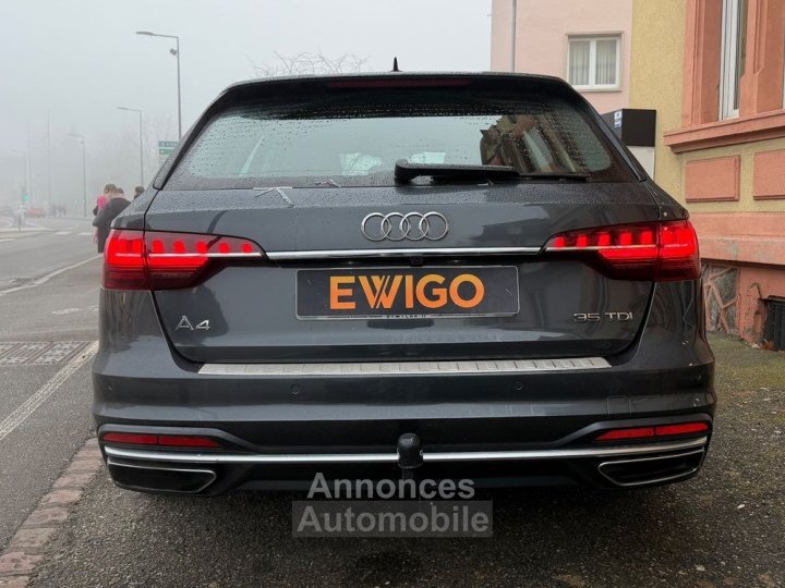 Audi A4 avant 20 35 tdi 163 hybrid mhev s-tronic bva-avus-attelage-garantie 12 mois - 5
