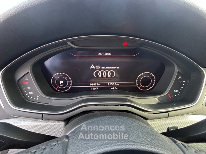 Audi A5 Sportback BUSINESS 40 TDI 190 S tronic 7 Quattro Business Line - 9