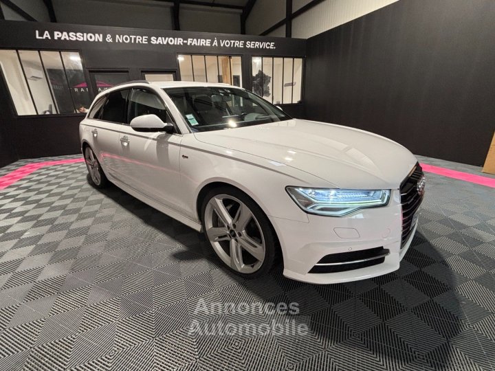 Audi A6 AVANT V6 30 BiTDI 320 Tiptronic 8 Quattro S line - sièges avant élec à mémoire et chauffants - coffre électrique - origine France - 7