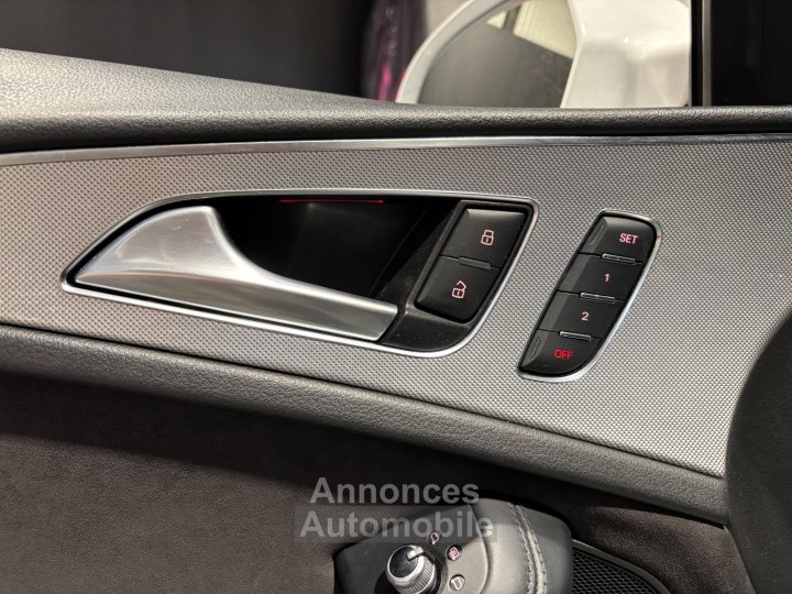 Audi A6 AVANT V6 30 BiTDI 320 Tiptronic 8 Quattro S line - sièges avant élec à mémoire et chauffants - coffre électrique - origine France - 32