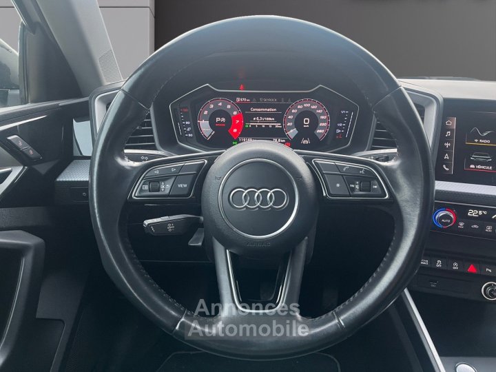 Audi A1 Sportback 35 TFSI 150 ch S tronic 7 Design Luxe Suivi complet Caméra de recul Garantie 12 mois - 13