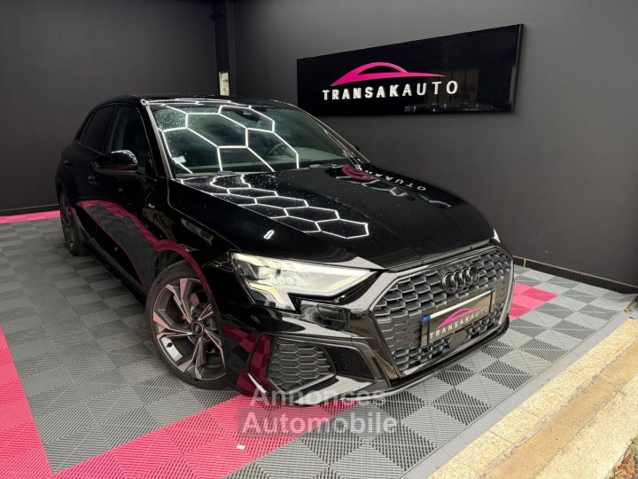 Audi A3 Sportback 35 TDI 150 S tronic 7 S Line / CAMERA AR / PACK HIVER / KEYLESS GO / ACC - 1