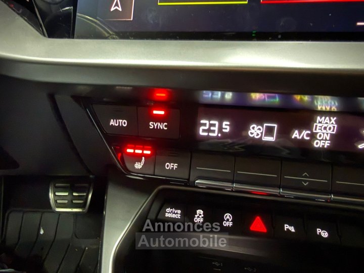 Audi A3 Sportback 35 TDI 150 S tronic 7 S Line / CAMERA AR / PACK HIVER / KEYLESS GO / ACC - 14