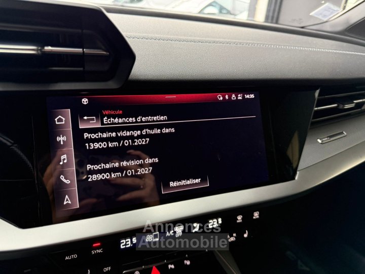 Audi A3 Sportback 35 TDI 150 S tronic 7 S Line / CAMERA AR / PACK HIVER / KEYLESS GO / ACC - 15